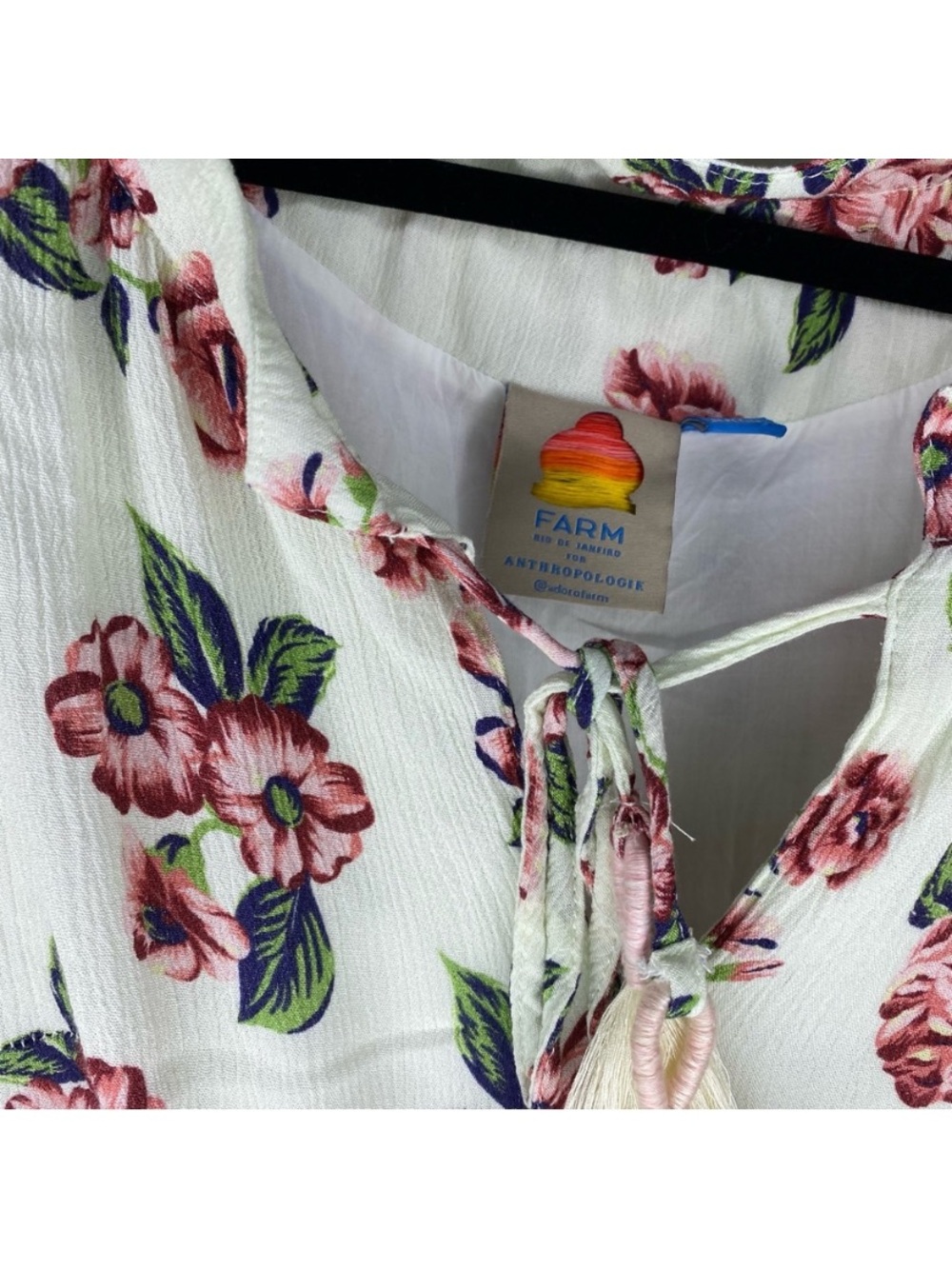 Anthropologie Farm Rio Anabela Floral
Smocked Mini Dress - Picture 7 of 9
